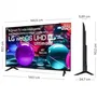 LG 65UA73006LA Smart TV 4K UHD de 65 pulgadas con Procesador α7 Gen8
